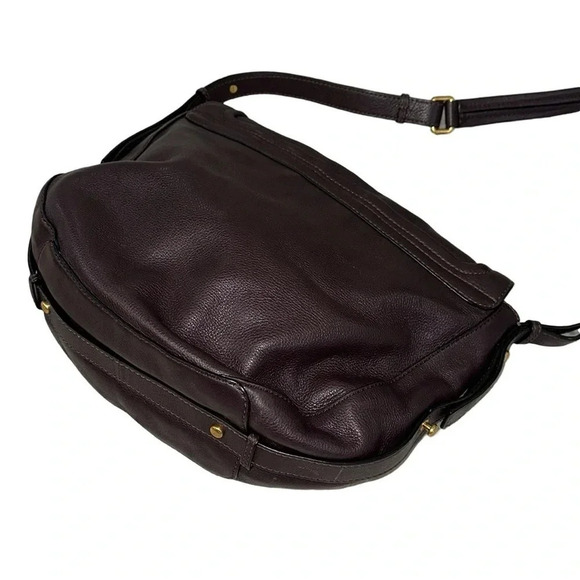 Marc by Marc Jacobs Purple Pebbled Leather Shoulder Bag - Picture 6 of 14